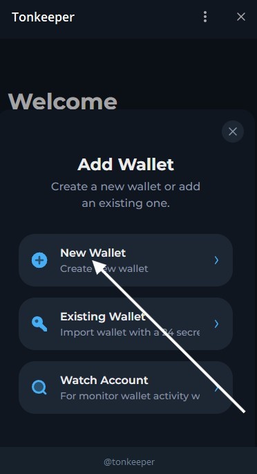 انتخاب نوع کیف پول انتخاب نوع کیف پول